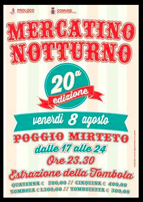 Mercatino Notturno - Poggio Mirteto (RI)